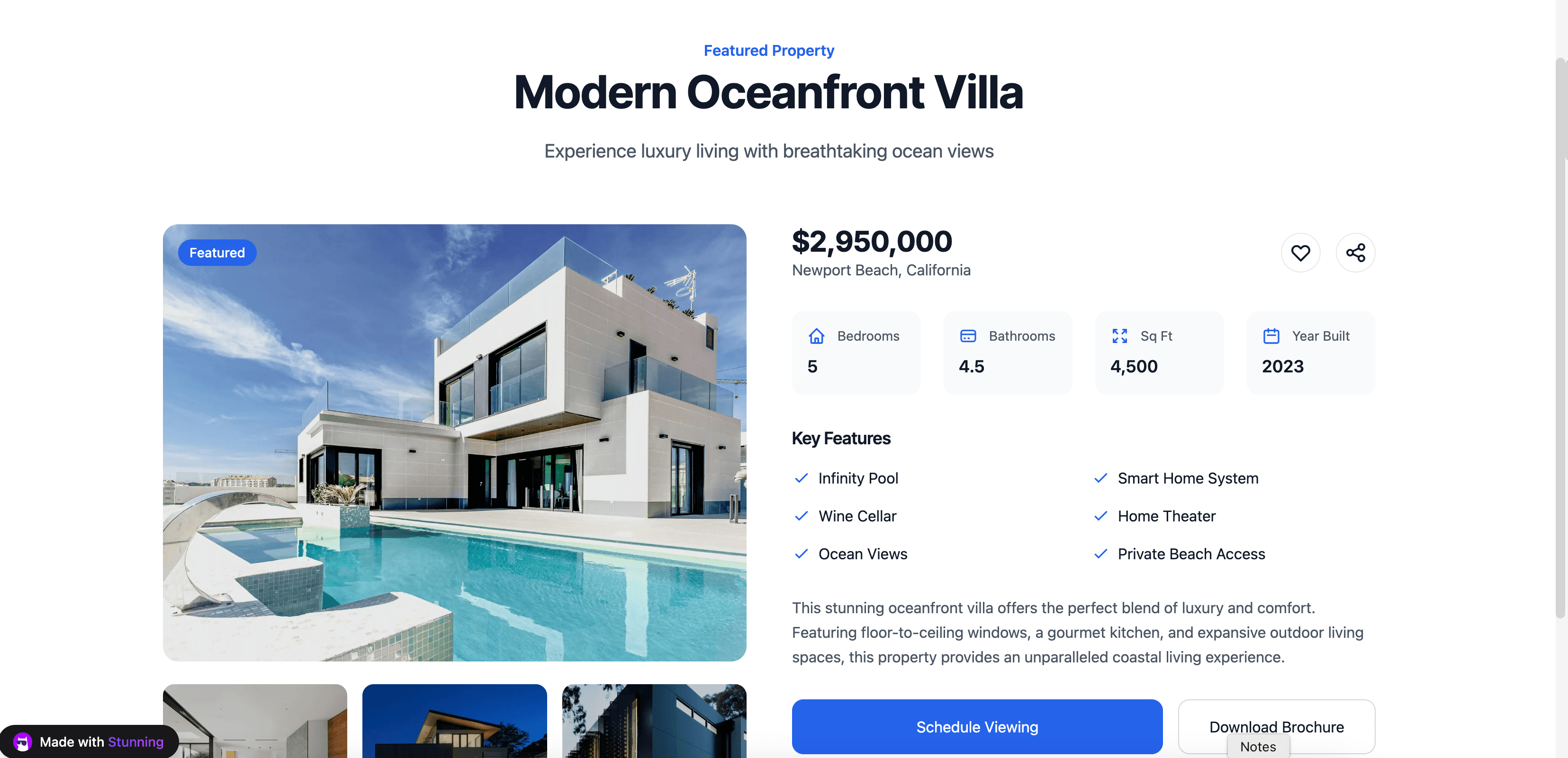 Real Estate Property Showcase Preview