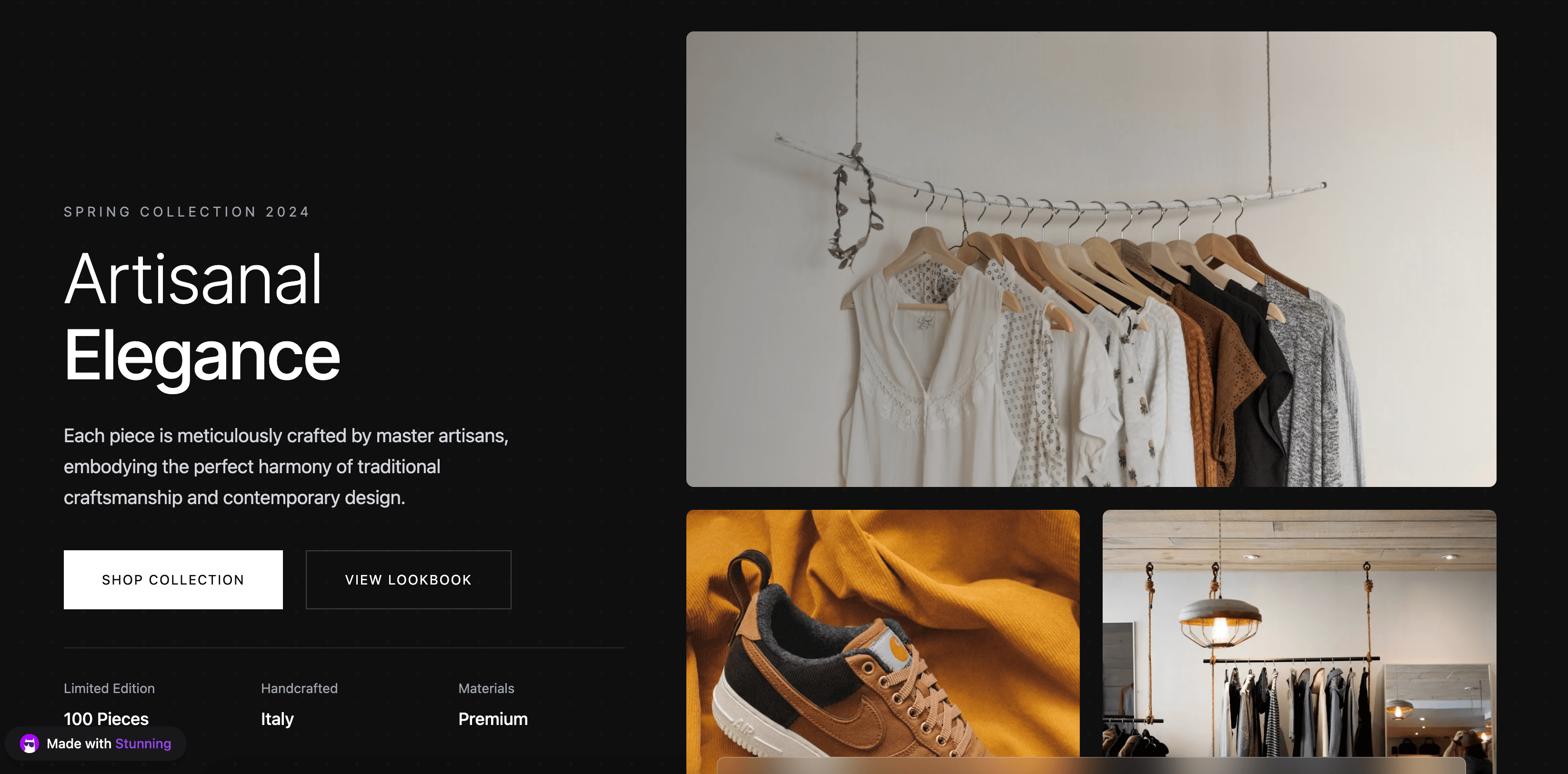 E-commerce Hero Section Preview